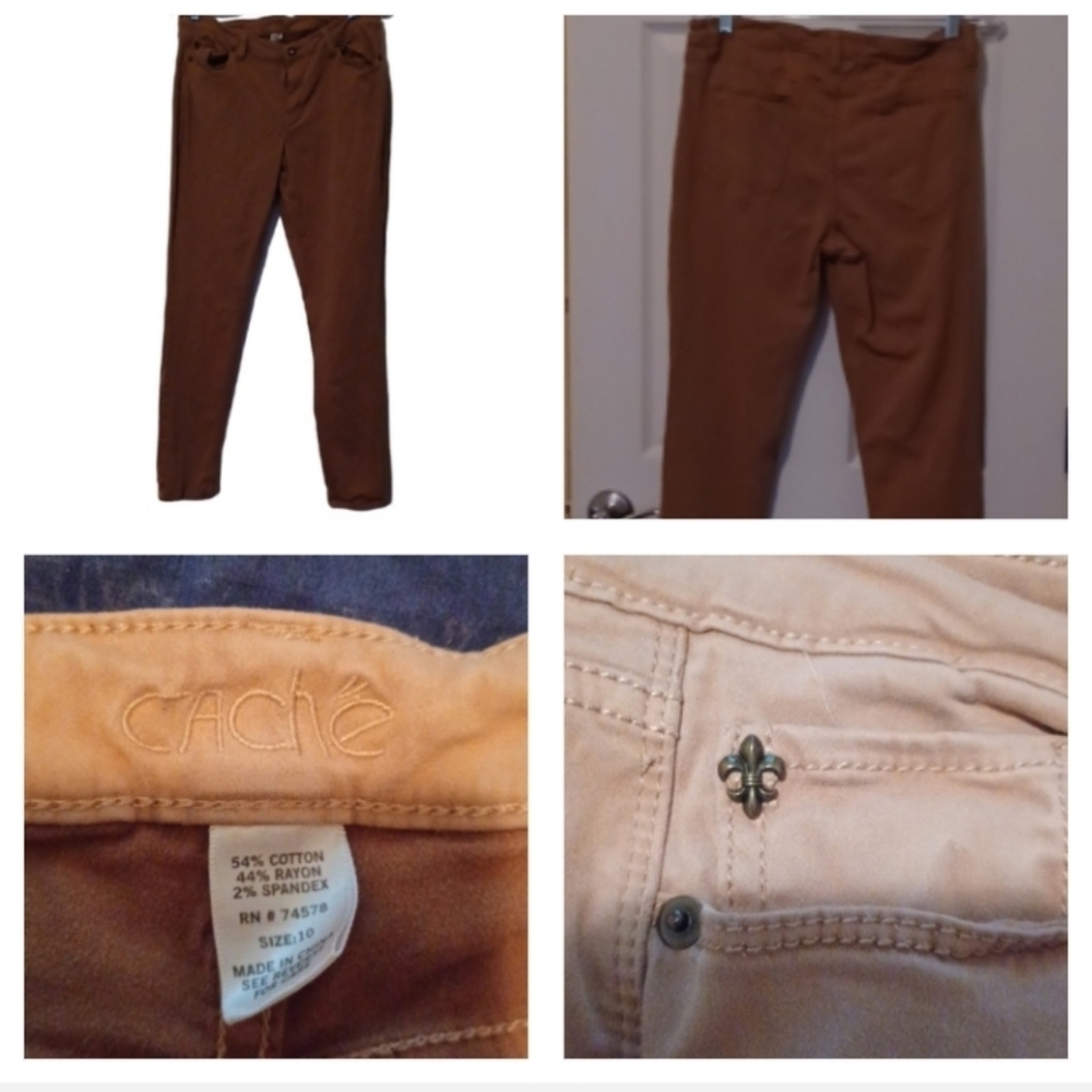 -- Cache light Brown  Pants - Picture 2 of 9
